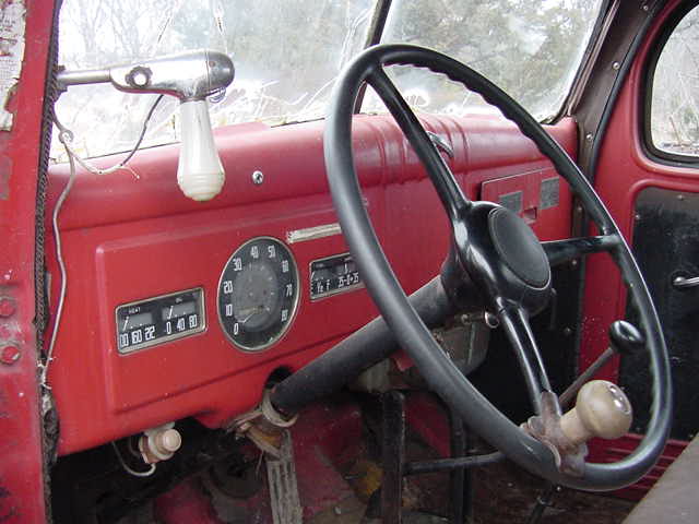 P/W Cab 1-1-04
Inside of truck the day I brought it home
