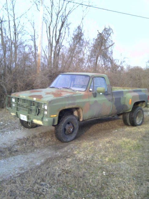 86 Chevy M1028A2
Added to the fleet!
Future Project, Rebuild
Currently 
6.2 diesel,400,205, 4.56 No-Spin rear, limited slip front.
026,495 miles on the clock

