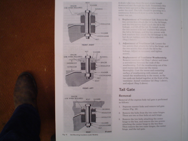 Later PW Rubber Cab Mounts
